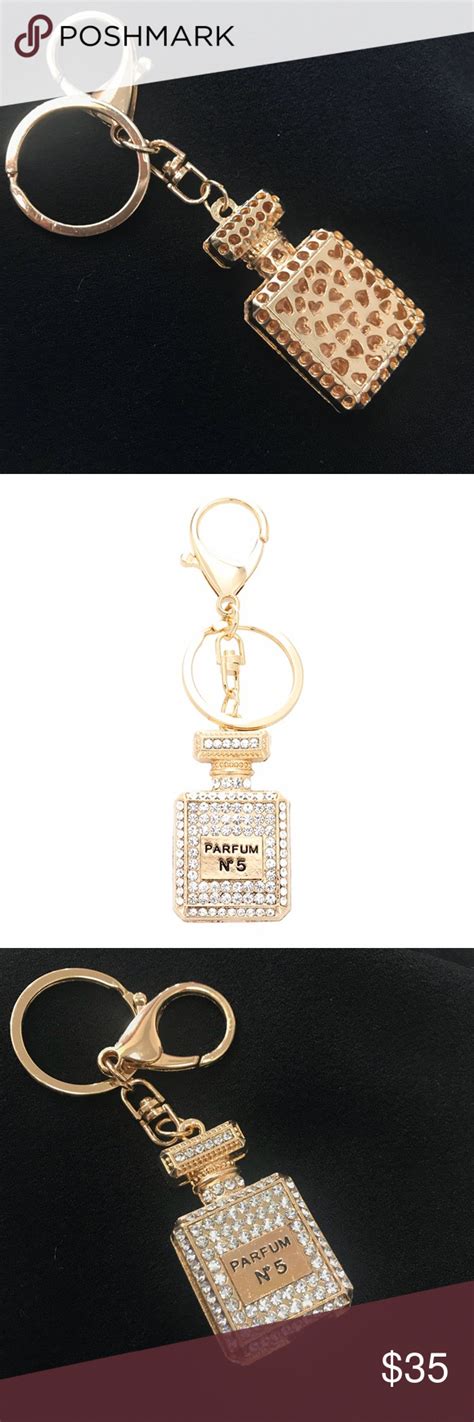 chanel perfume keyring